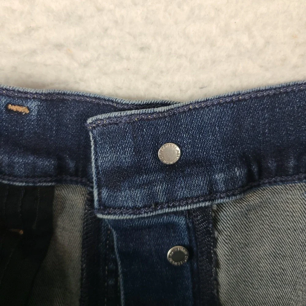 Citizens Of Humanity Jeans Women 25 Blue Emerson Button Fly Slim Boyfriend Denim